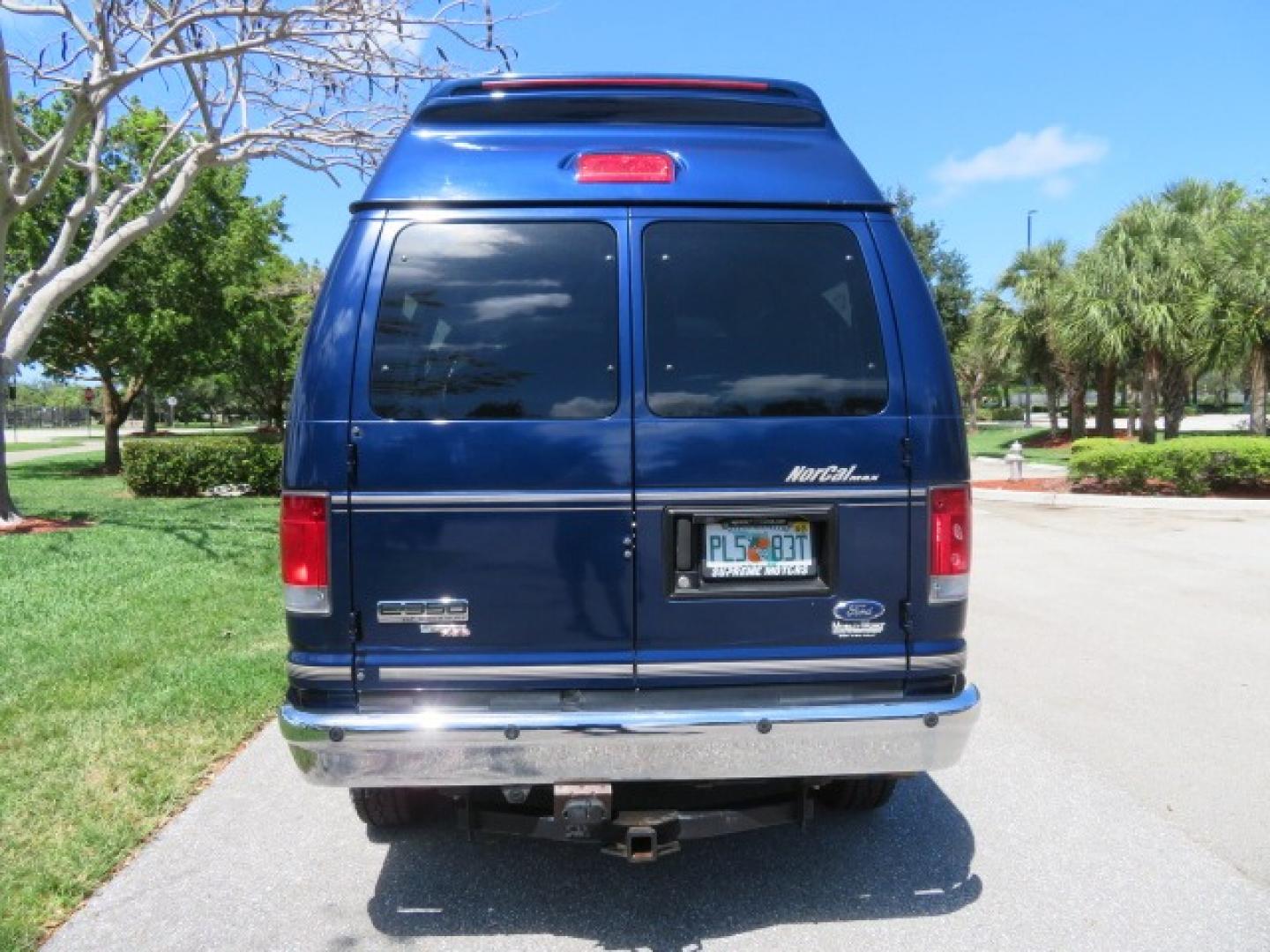 2011 Dark Blue /Gray Ford E-Series Wagon E-350 XLT Super Duty (1FBNE3BS4BD) with an 6.8L V10 SOHC 20V engine, located at 4301 Oak Circle #19, Boca Raton, FL, 33431, (954) 561-2499, 26.388861, -80.084038 - You are looking at a Gorgeous 2011 Ford Econoline E350 XLT Norcal Max High Top Handicap Wheelchair Conversion Van with 6.8L V10, 15K Original Miles, 9 Inch Lowered Floor, Braun UVL Side Entry Wheelchair Lift, Remote Control Power Side Entry Doors, Expanded Side Entry Doors, Q Straint Tie Down, Syste - Photo#14